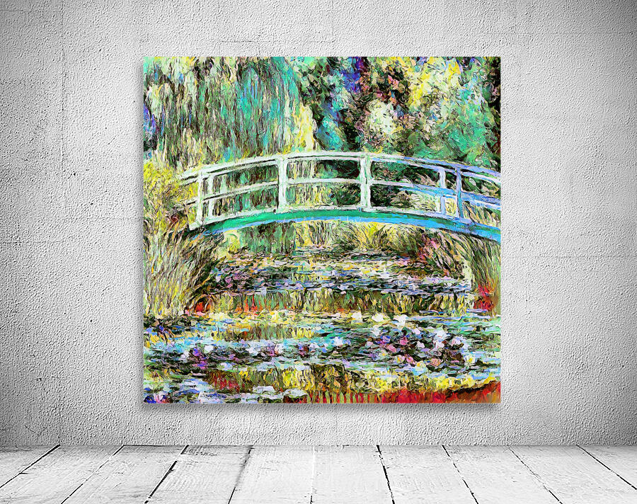 Water Lilies and Japanese Bridge 1897 1899 oil.jp by Monet by ArteFinoArt