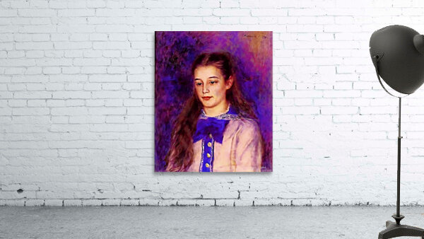 renoir portrait of therese dig by Renoir by ArteFinoArt