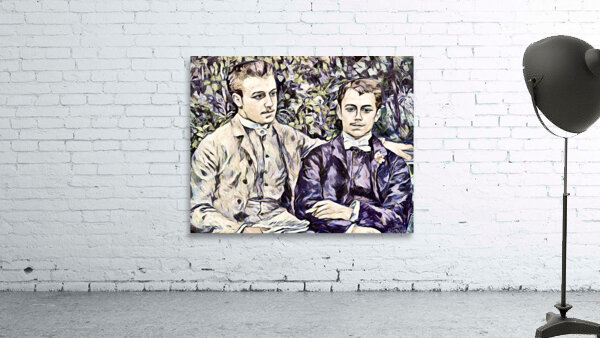 Portrait of Charles and Georges Durand Ruel 1882  1698615281.8686 by Renoir by ArteFinoArt