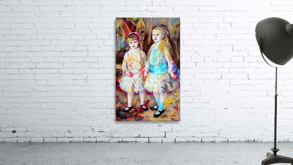 Pink and Blue Alice and Elisabeth Cahen d Anvers  1698615541.8895 by Renoir by ArteFinoArt