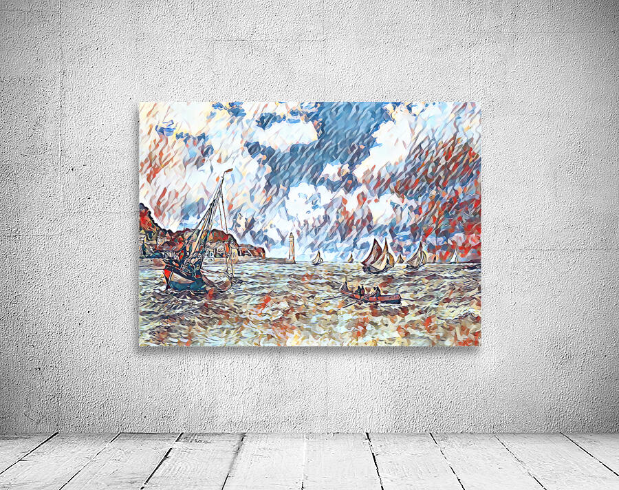 Monet Mouth of the Seine impressionist by Monet by ArteFinoArt