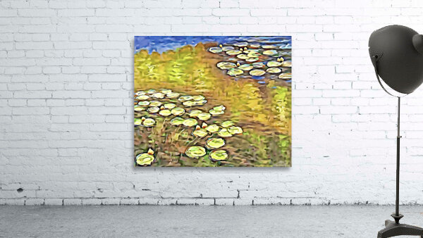 Lilies by Monet digitized2 by Monet by ArteFinoArt
