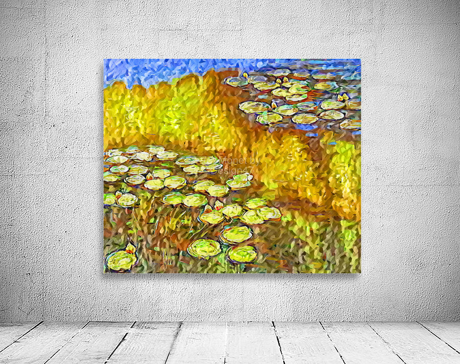 Lilies by Monet impressionist by Monet by ArteFinoArt