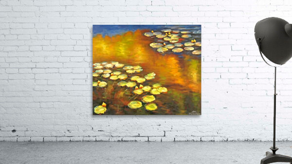 Lilies by Monet by Monet by ArteFinoArt