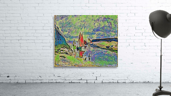 Le port de Trouville Breakwater at Trouville Low  1698624053.5266 by Monet by ArteFinoArt