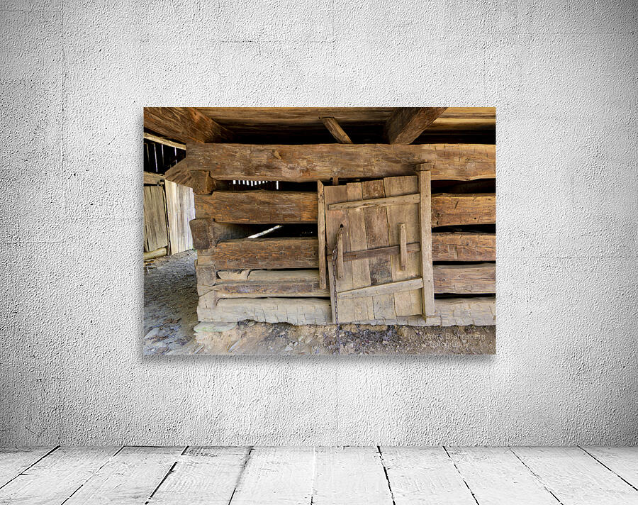 The Log Barn Crooked Door Wall Preview