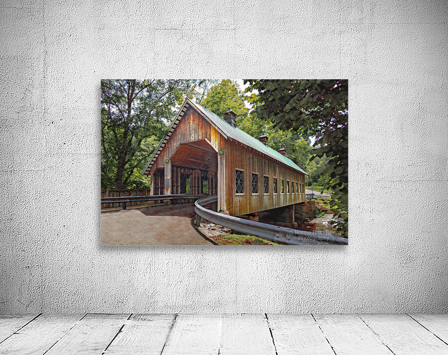 Emerts Cove Covered Bridge in the Great Smoky Mountains Wall Preview
