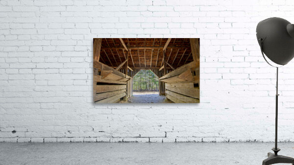 Smoky Mountains Cades Cove Barn Interior Wall Preview