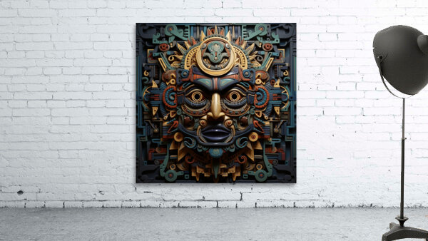 Aztec Art 1 Wall Preview
