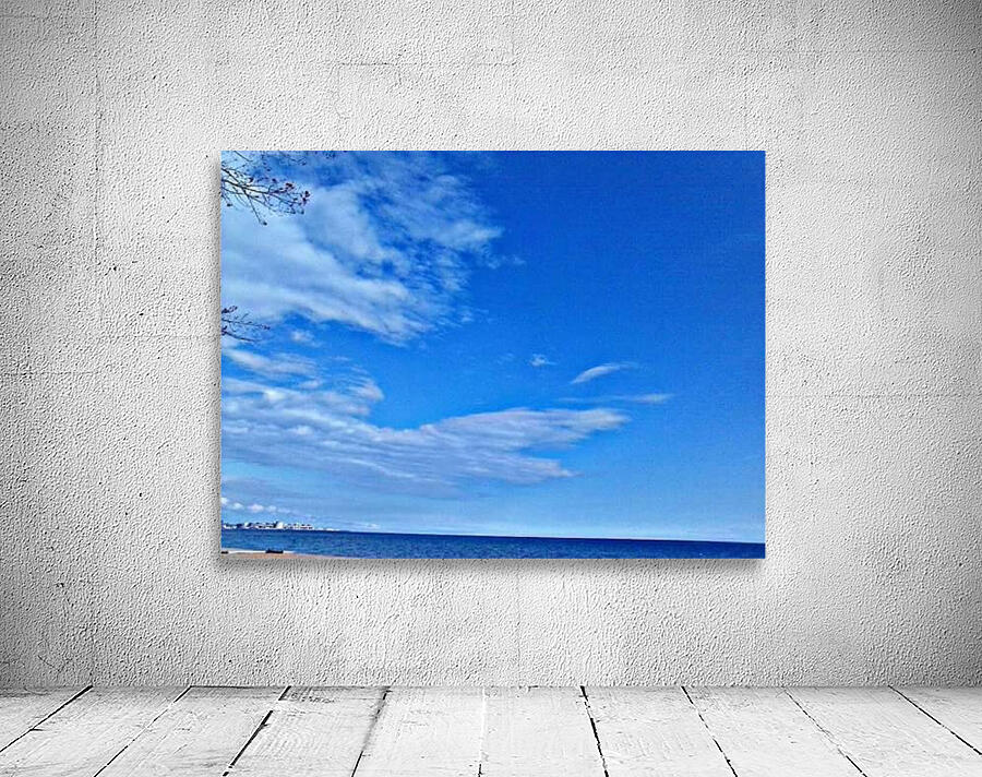 Blue Sky over the beach Wall Preview