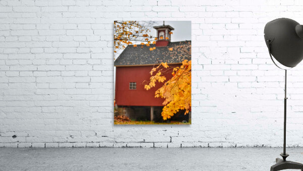 08 Rainy Day Barn in Autumn Wall Preview