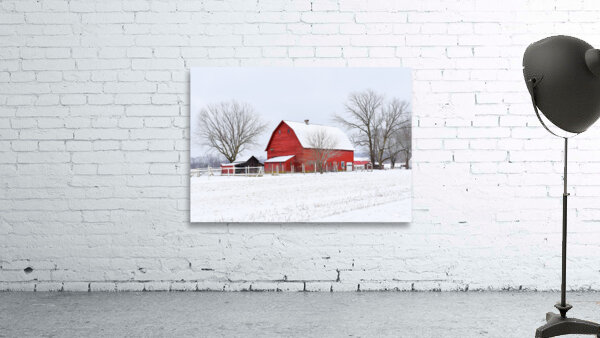 09 Winter on Horton Farm Wall Preview