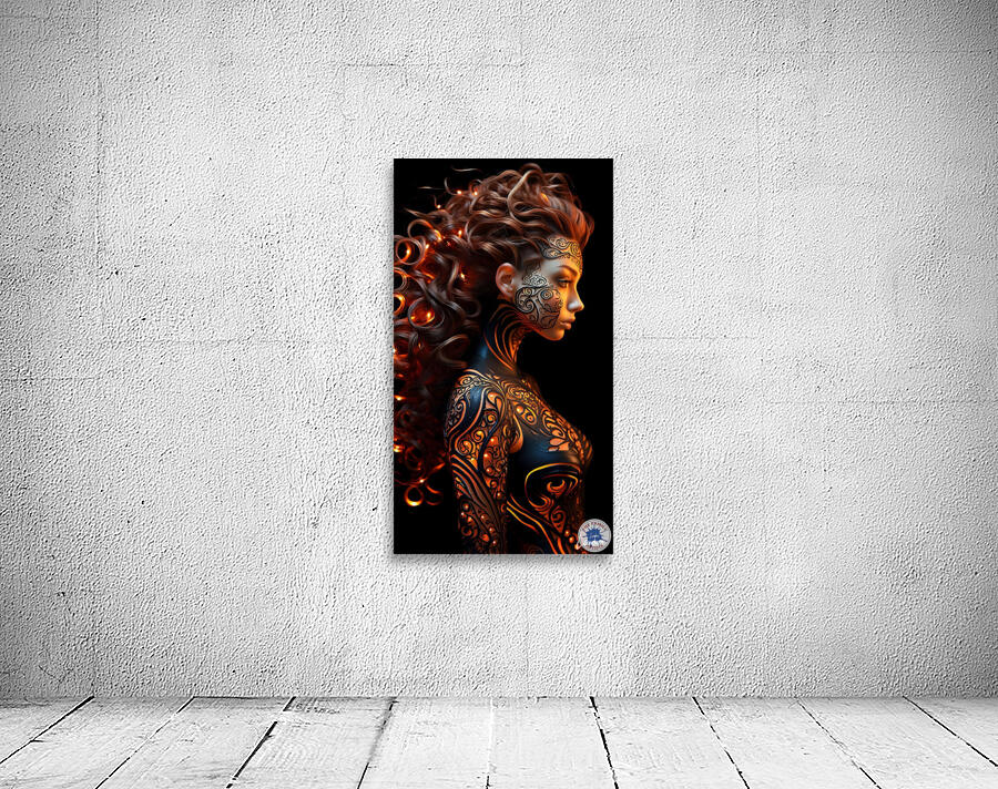 Her Neon Glow 4 Wall Preview