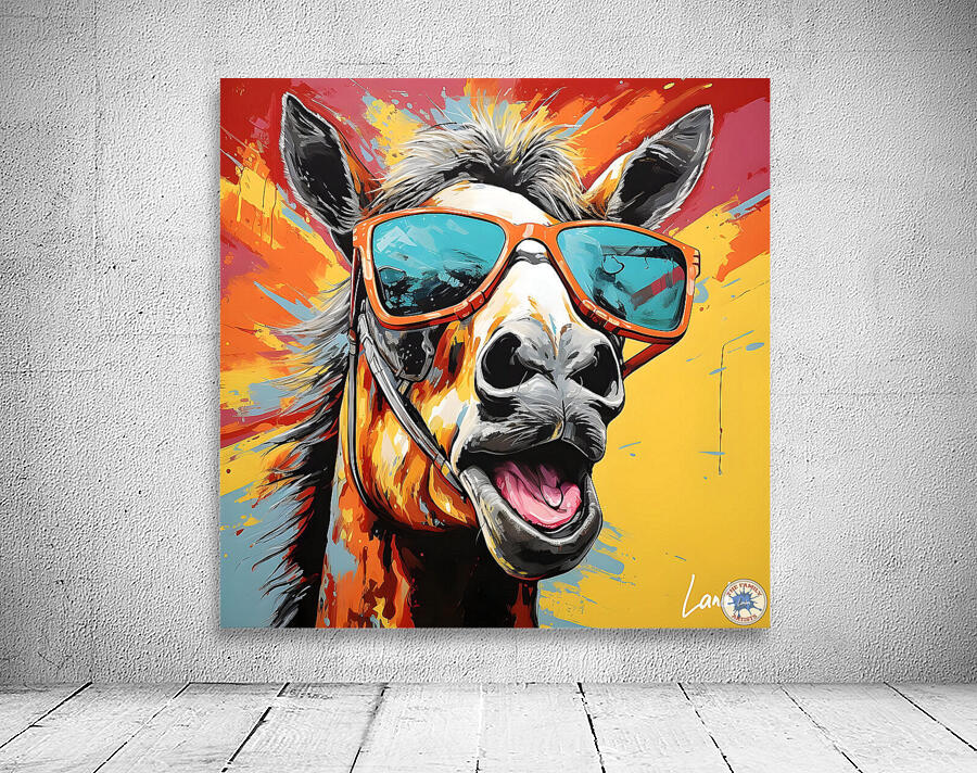 Pop Horse 3 Wall Preview