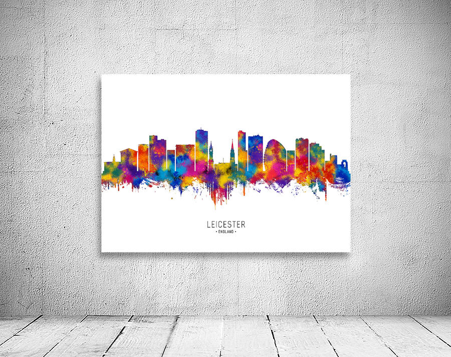 Leicester England Skyline by Towseef Dar