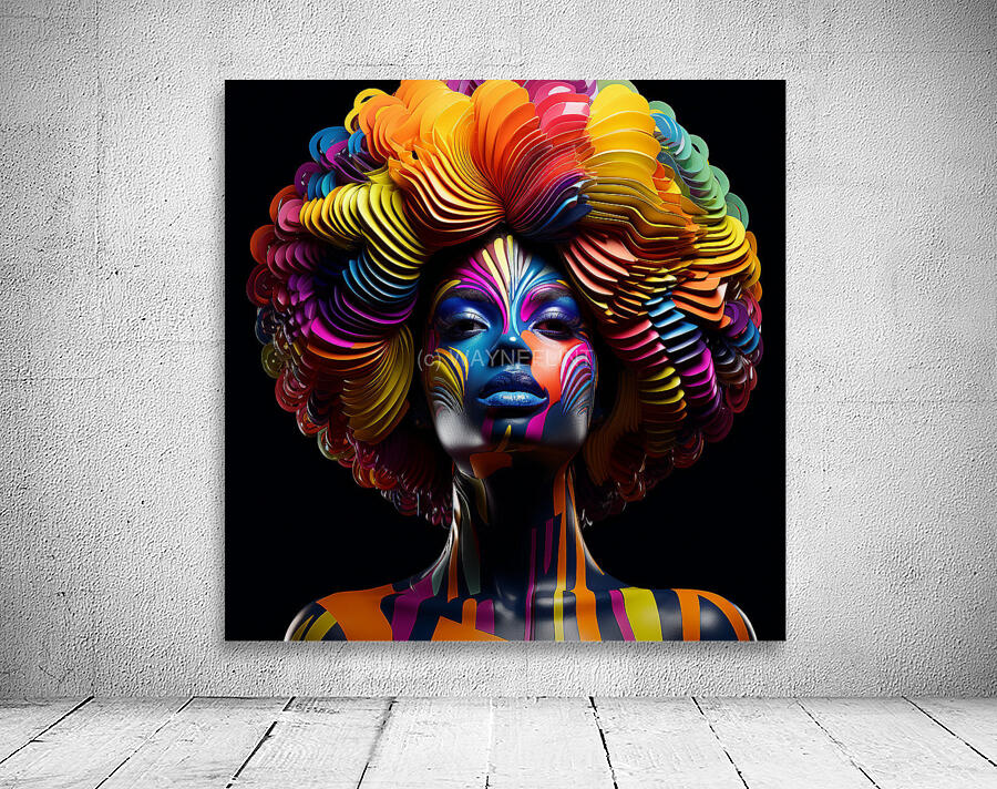 blackdigitalart 3d digital illustration of an afr 1701749796.9311 Wall Preview