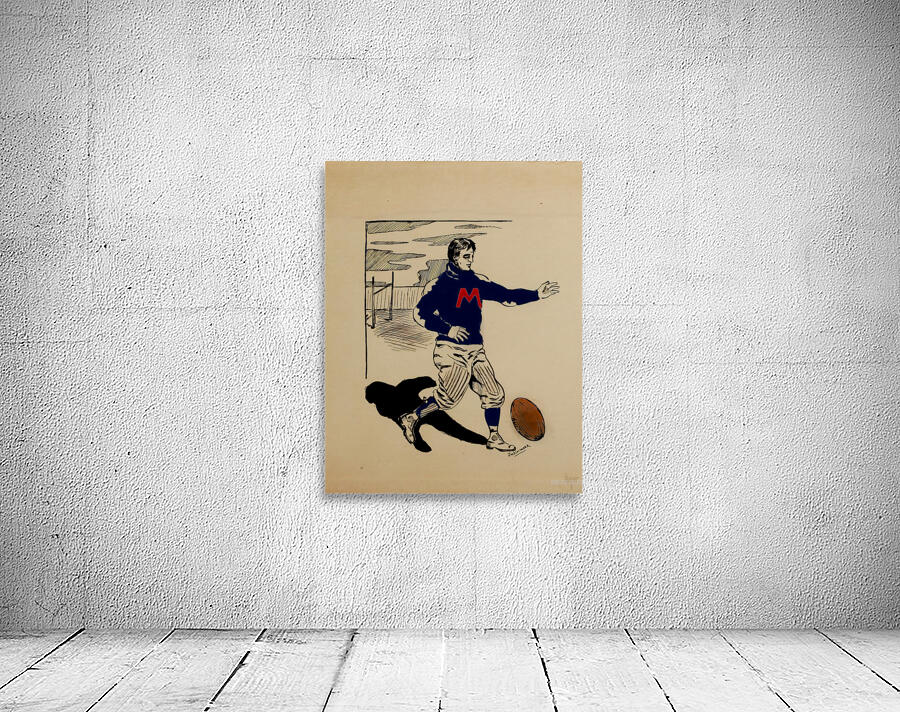Early 1900s Ole Miss Football Art Wall Preview