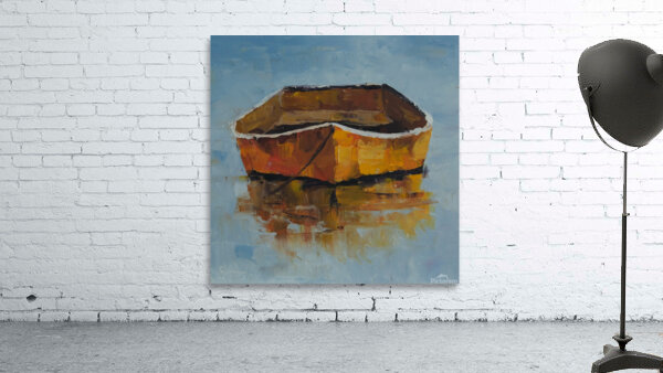 Yellow Rowboat  3 by Gretchen Stuppy