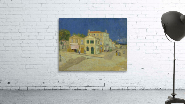 Vincent van Gogh   The yellow house Wall Preview