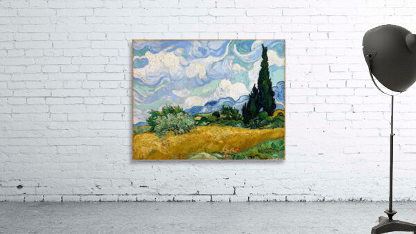 Vincent van Gogh   Wheat Field with Cypresses Wall Preview