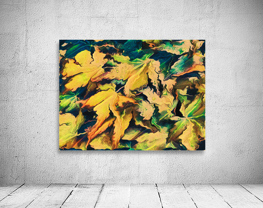 Abstract Acer Autumnal Leaves Wall Preview