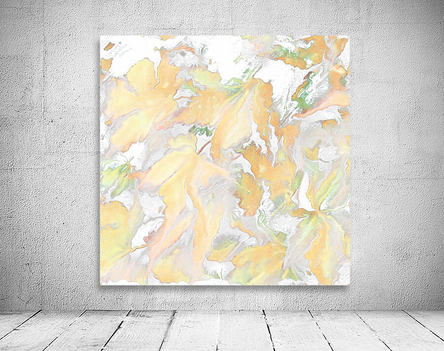 Faded Abstract Acer Autumnal Leaves Wall Preview