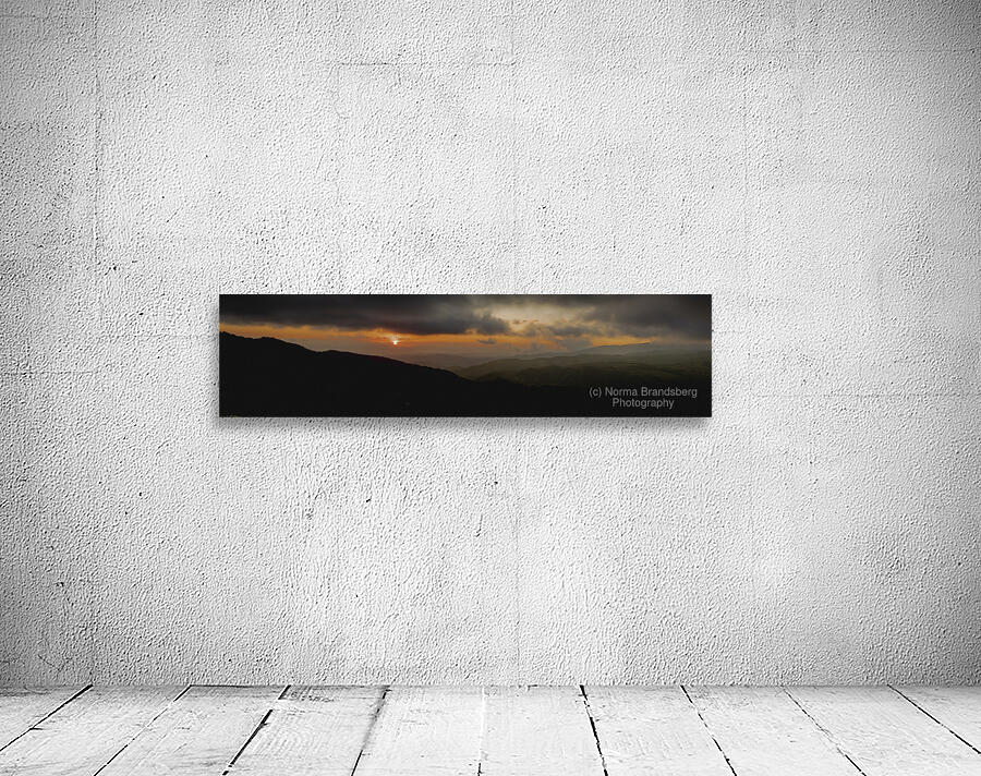 Costa Rica San Ramon Sunset Panorama by Norma Brandsberg Photography