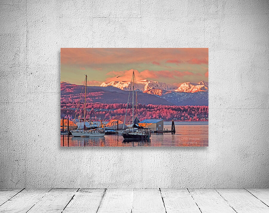 Full Light Spectrum Sunrise At Comox Harbour 4 Wall Preview