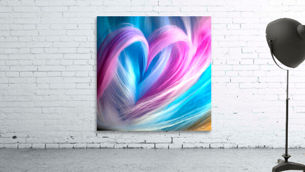 Pink Heart for Valentines Day Wall Preview