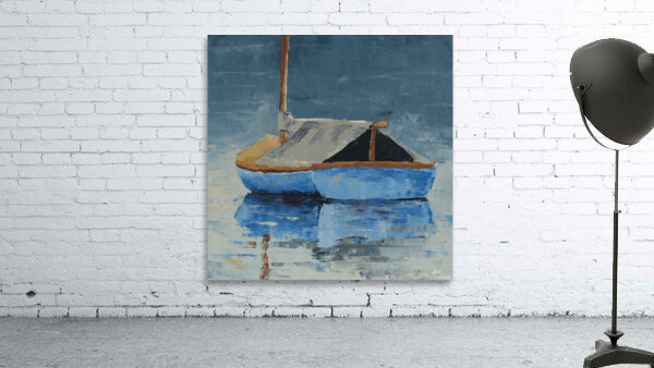 Blue Sailboat by Gretchen Stuppy