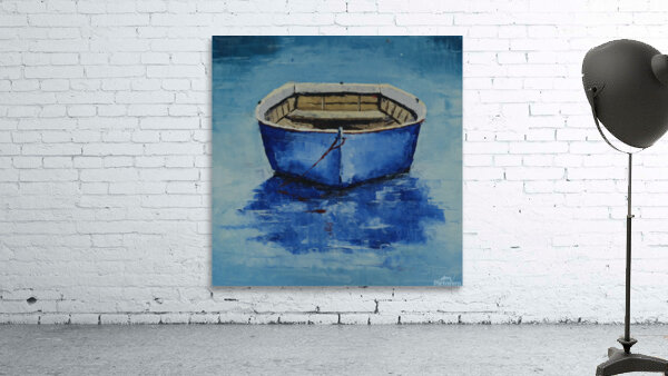 Blue Rowboat by Gretchen Stuppy