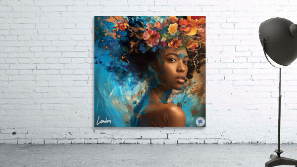 Flower Woman 9 Wall Preview