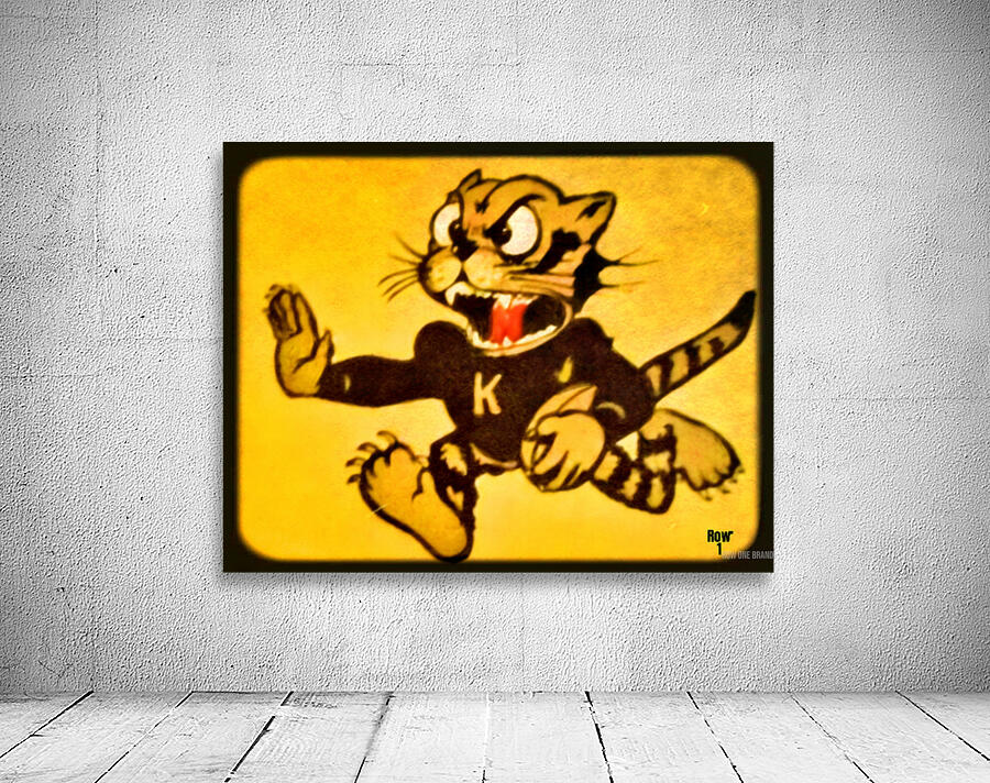 Fort Hays State College Tiger Art by Row One Brand