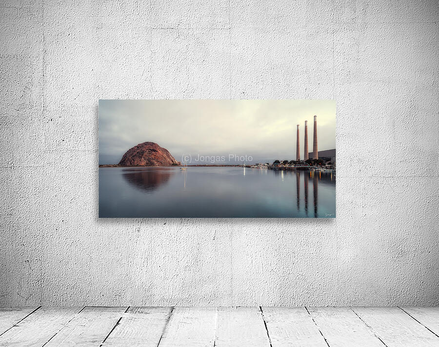 Morro Bay Art With Morro Bay Rock by Jongas Photo