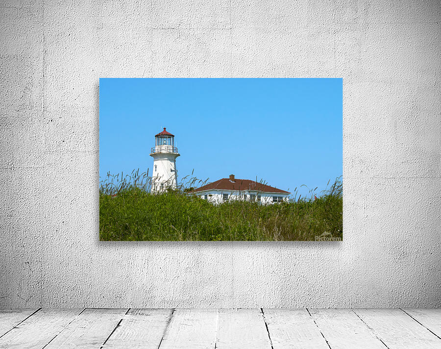 Old Canadian Lighthouse on Machias Seal Island by Allan Wood