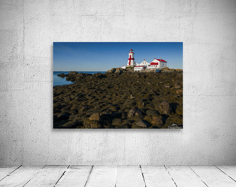 Head Harbor Lighthouse in Canada with the Lowest Tides on the East Coast by Allan Wood