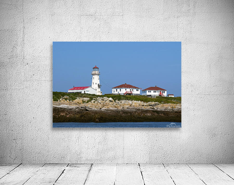 Canadian Border Lighthouse Machias Seal Island Has Two Active Keepers Buildings by Allan Wood