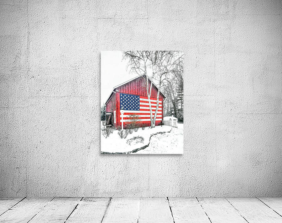G11 All American Barn in Winter Wall Preview