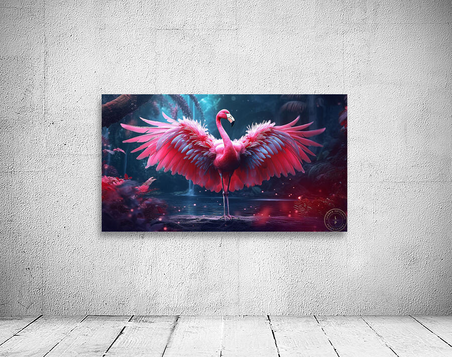 Flamingo Flair Wall Preview