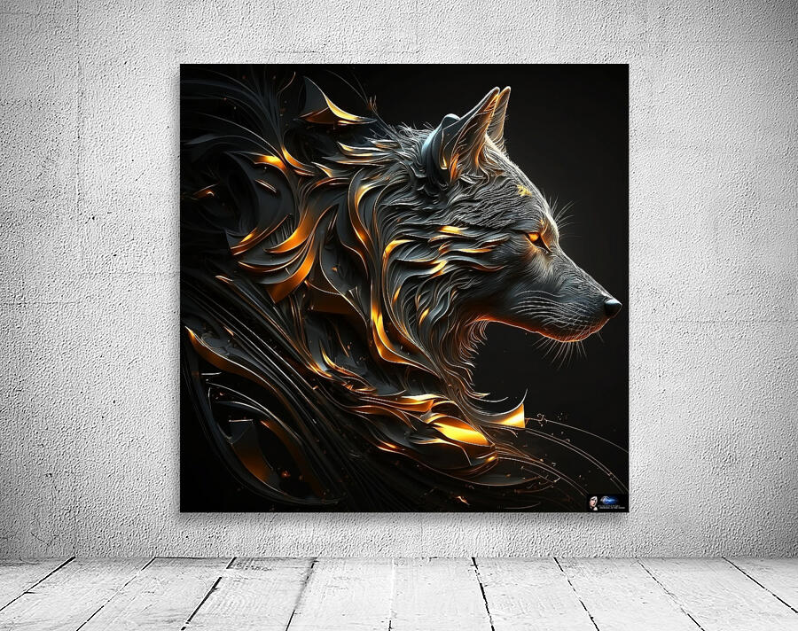 Spirit Wrapped In Gold Wall Preview