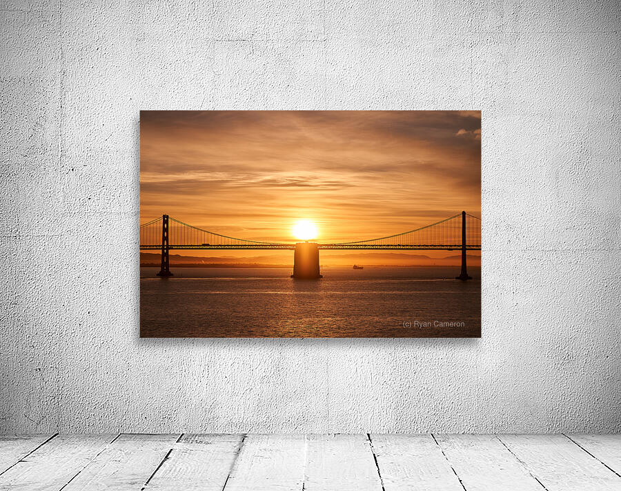 Golden Hour Bay Bridge Sunrise Wall Preview