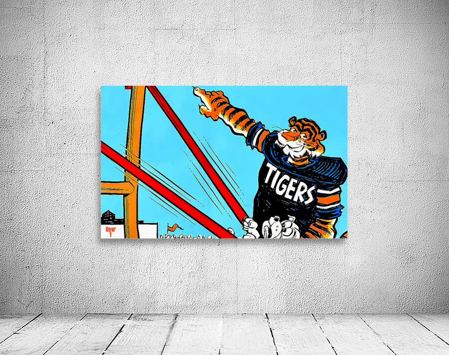 Auburn Phil Neel Georgia Cartoon Wall Preview