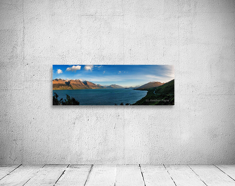 Land of the Rings - Lake Wakatipu New Zealand by Jonathan Payne