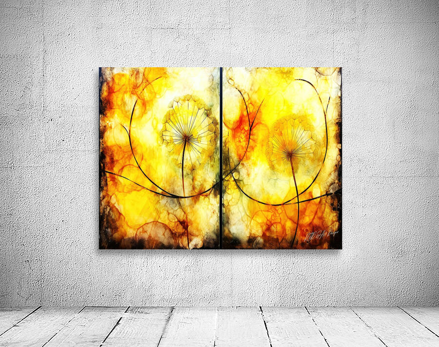 Dandelion Outline by SykArt Designs