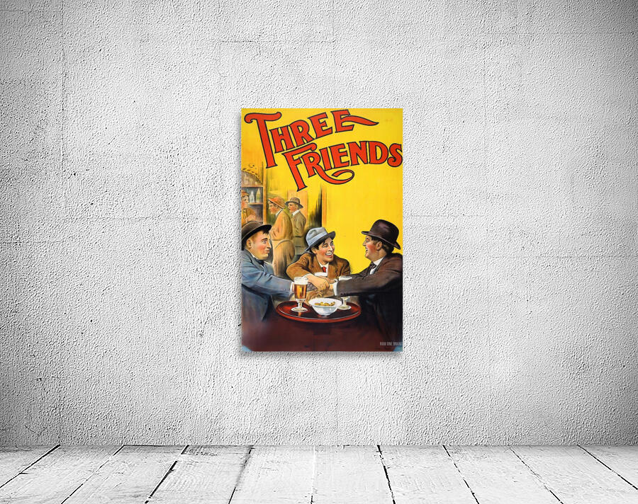 Three Friends Film Art Wall Preview