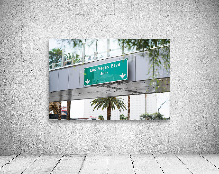 Las Vegas Blvd Sign   Las Vegas NV 03594 Wall Preview