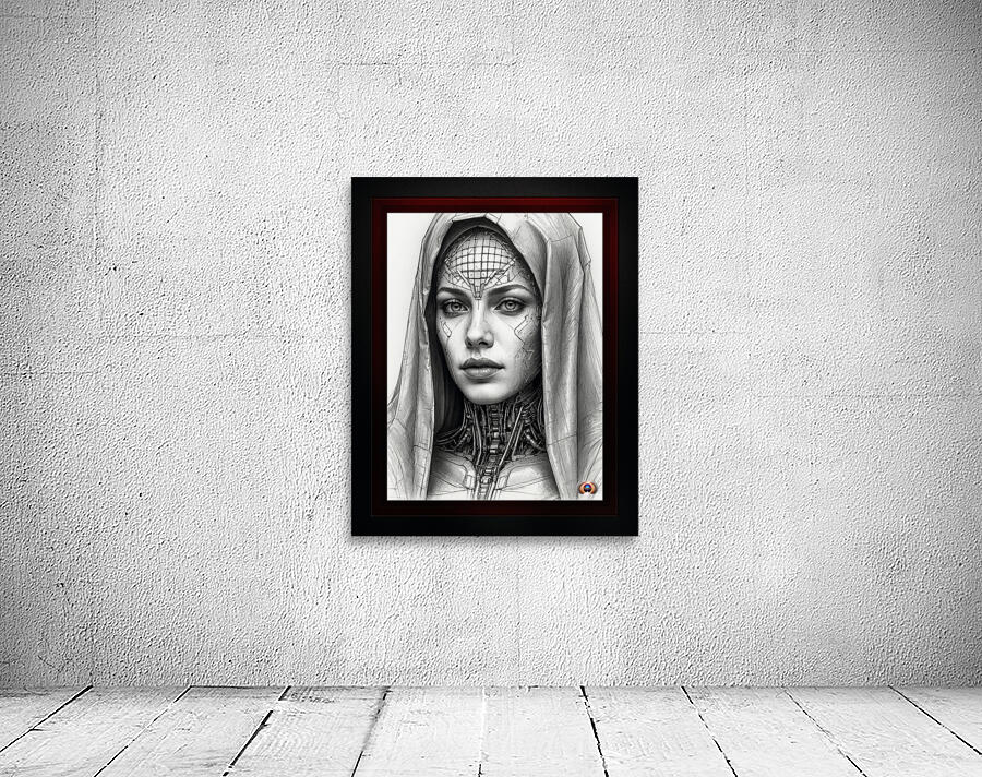 Portrait Of A Codenite Captivating AI Concept Art by Xzendor7 Wall Preview