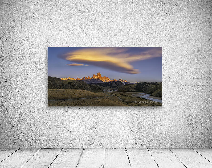 Fitz Roy Morning Glow by Jonathan Payne