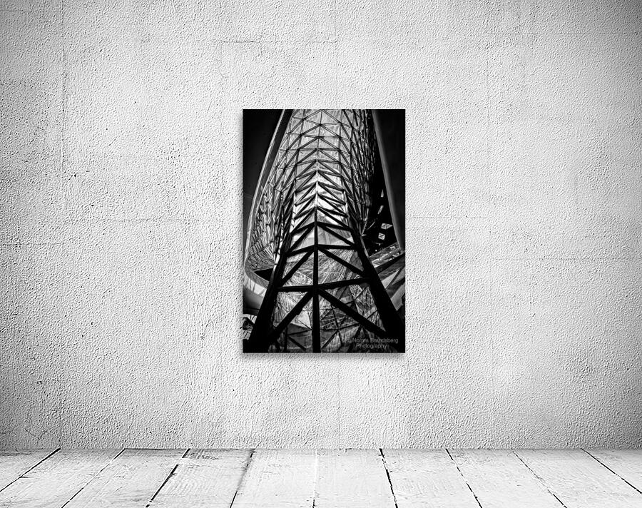 Frankfurt MyZeil Architecture in Black and White Wall Preview