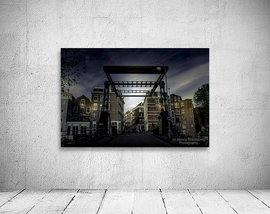 Amsterdam Aluminiumbrug Draw Bridge Wall Preview